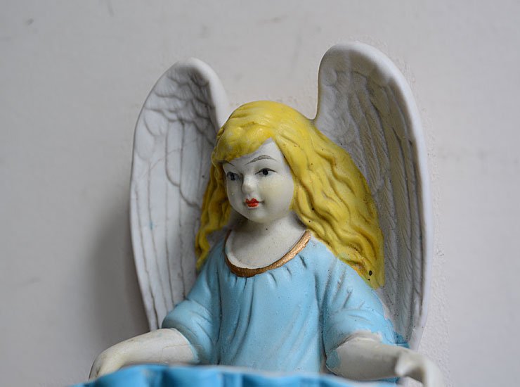 天使モチーフ 陶器ウォールデコレーション｜アンティーク雑貨｜CHELSEA antique＆decoration（チェルシー）
