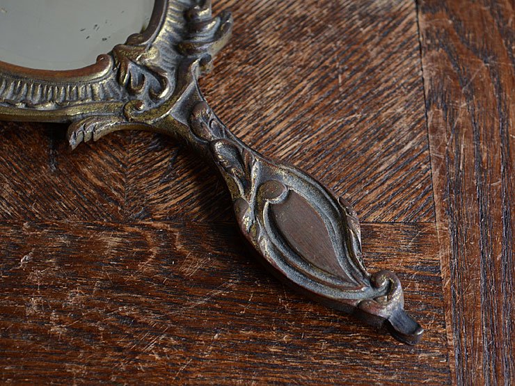 アンティーク 真鍮製ミラー（手鏡）｜アンティーク雑貨｜CHELSEA antique＆decoration（チェルシー）