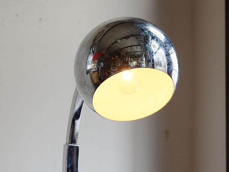 ヴィンテージデザイン クロームメタル デスクライト｜アンティーク照明