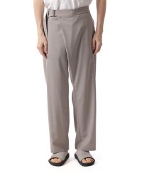 <img class='new_mark_img1' src='https://img.shop-pro.jp/img/new/icons8.gif' style='border:none;display:inline;margin:0px;padding:0px;width:auto;' />《ATTACHMENT》WO/TA WASHABLE TROPICAL WRAPPED TROUSERS（AP31-007/GRAY）2023S/S