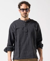 wjksleeping shirt / uneven yarn cotton)4886co23/charcoal