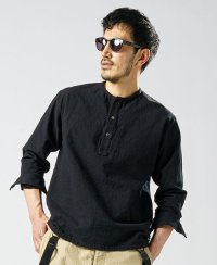 《wjk》sleeping shirt / uneven yarn cotton)（4886co23/black）2023A/W