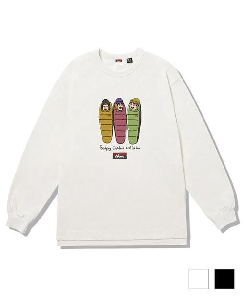 NANGA・メンズ》エコハイブリッド ロングスリーブ ティー 3SLB