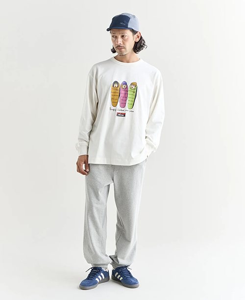 NANGA・メンズ》エコハイブリッド ロングスリーブ ティー 3SLB