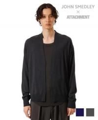 <img class='new_mark_img1' src='https://img.shop-pro.jp/img/new/icons8.gif' style='border:none;display:inline;margin:0px;padding:0px;width:auto;' />JOHN SMEDLEYATTACHMENTMERINO EXTRAFINE BUTTONLESS V NECK CARDIGANAK52-006