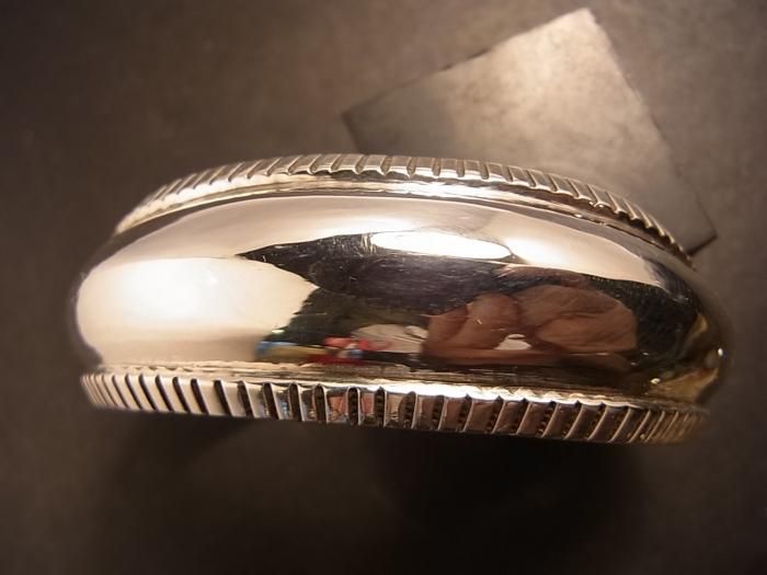 ナバホ族 インゴットシルバー・リポウズスタンプ・ヘビーゲージ