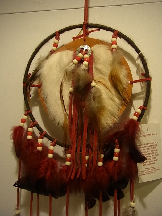 ナバホ族＜MANDELLA・マンデラ＞インディアンの幸運の盾・シールド