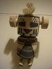 ＜HOPI　KACHINAS＞ホピ族伝統工芸カチナドール・精霊の木彫人形　（Ｎｕｖａｋ'chin mana・ヌバマナ・スノーカチナガール）　170J31