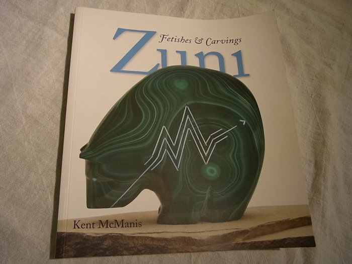 洋書「Zuni Fetishes&Carvings」ズニ族フェティッシュの本 Kent