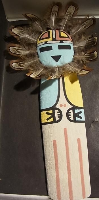 HOPI KACHINAS＞ホピ族伝統工芸カチナドール・人形 （TAWA/サン