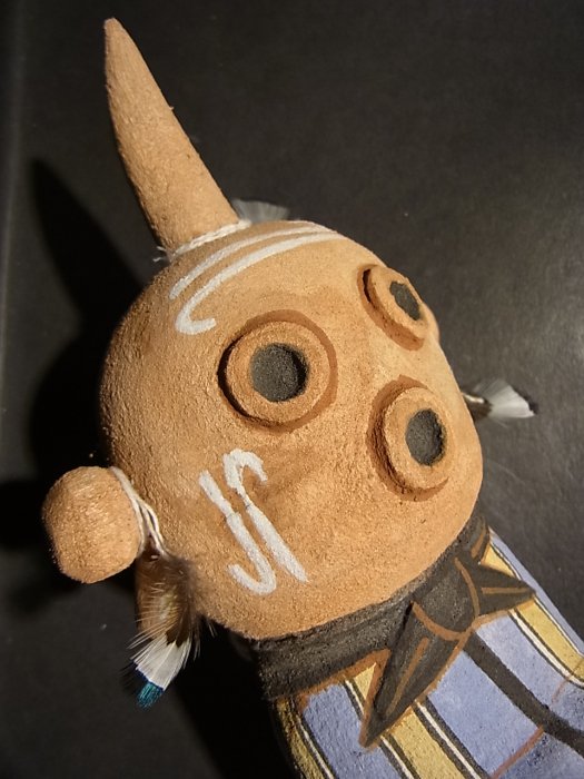 HOPI KACHINAS＞ホピ族伝統工芸カチナドール・人形 （Koyemsi/Mud Head
