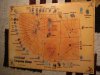 ＵＳＡポストカード【TURQUOISE Mines Map】ターコイズ鉱山の地図　Ｌサイズ 2004s
