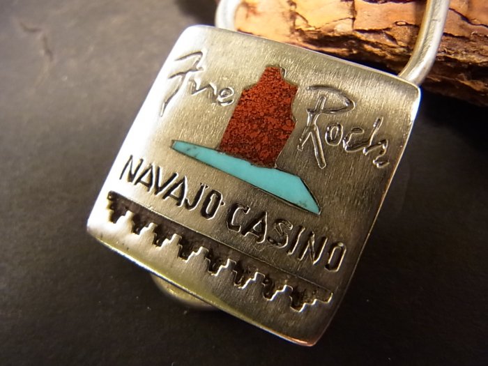 Old Pawn ＜NAVAJO CASINO・Fire Rock＞ナバホ族インレイ・ナバホ