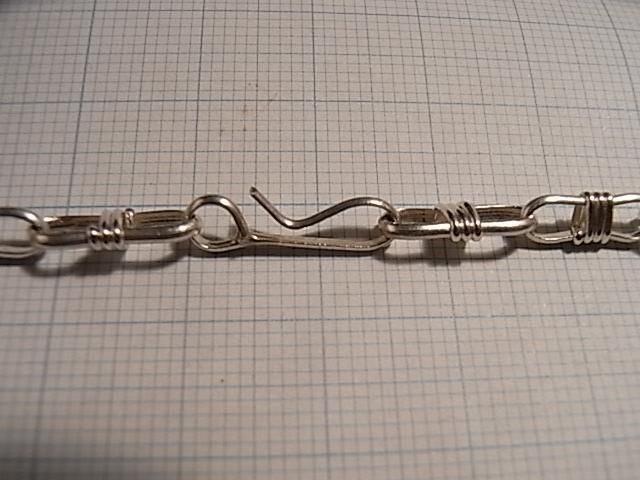 ナバホ族銀製ハンドメイド＜センターロープ＞＜シャイニー/燻し