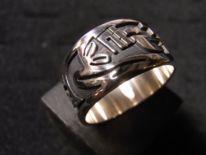HOPI SPIDER RING ホピ インディアン リング SILVER