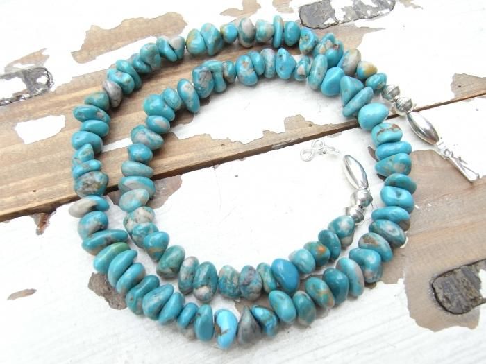 シエラ ネバダ ナゲットターコイズビーズ turquoise beads #16 - その他