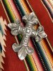 【MEXICO/メキシコ】ハンドメイド・金属メタル工芸＜クロス/十字架＞壁掛け　22J09