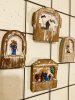 【CARVED BY TOMA, Santa Fe, New Mexico】ニューメキシコ州サンタフェ・ヒスパニック系フォークアート・ウッドカービング木彫刻＜4個セット＞