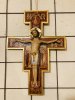 ITALY/イタリア製ビンテージ【Conrad Moroder  wood carving】＜イエスキリストクロス・十字架＞ウッドカービング
