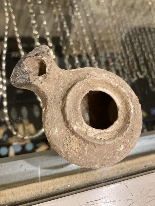 Herodian Oil Lamp/ヘロデ朝時代のオイルランプ】古代の陶器・土器