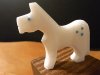 【Zuni Fetishes】ズニ族ハンドメイド石彫フェティッシュ＜HORSE/ホワイトホース・白い馬＞　23J05