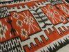 ナバホ族伝統工芸NAVAJO Rug・ナバホラグ・チェロ（羊毛の織物）【GANADO RED/ガナド・レッド】Storm/ストームデザイン　MH03
