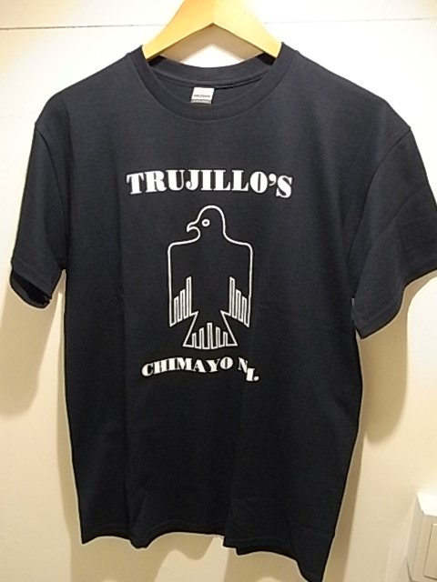 TRUJILLO'S weaving,Chimayo,New Mexico】トルフィリオスのショップ兼工房限定＜Thunderbird/サンダーバードＴシャツ＞  ネイビー/ Ⅿサイズ - Little Cloud - リトルクラウド 渋谷区恵比寿・代官山のインディアンジュエリー専門店