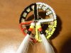 平原インディアン＜Medicin Wheel/メディスンホイール/聖なる4方向のシンボル＞薬草スウィートグラス＆ビーズワーク/PINS-ピンバッジ　23S13