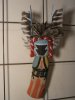＜HOPI　KACHINAS＞ホピ族伝統工芸カチナドール・精霊の木彫人形　CROW MOTHER/クロウマザー 　23D85