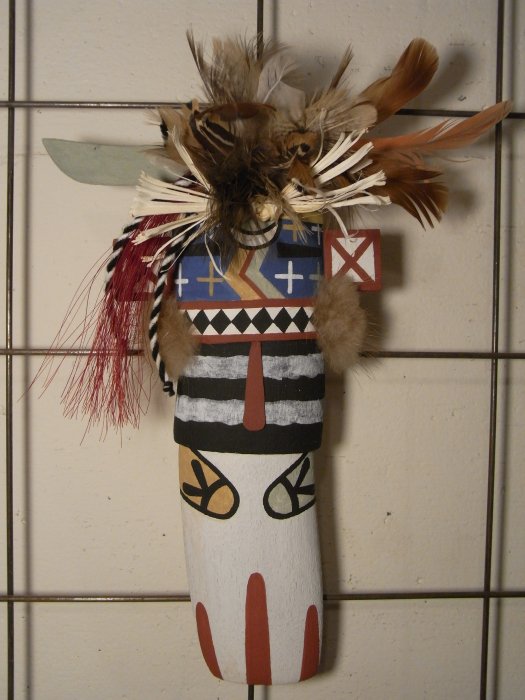 ＜HOPI KACHINAS/KACHINA DOLL＞ホピ族伝統工芸カチナドール・精霊の木彫人形　Hillili・ヒリリ/Lightning  Kachina　ライトニング・雷のカチナ　23D88 - Little Cloud - リトルクラウド  渋谷区恵比寿・代官山のインディアンジュエリー専門店