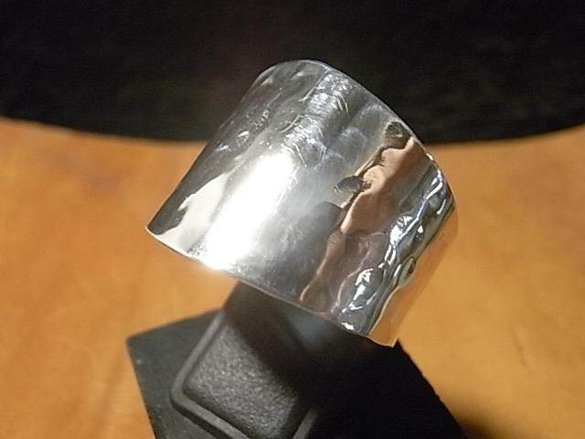 ナバホ族 ワイリーセカテロ シルバーバングル LLサイズ ナバホ族