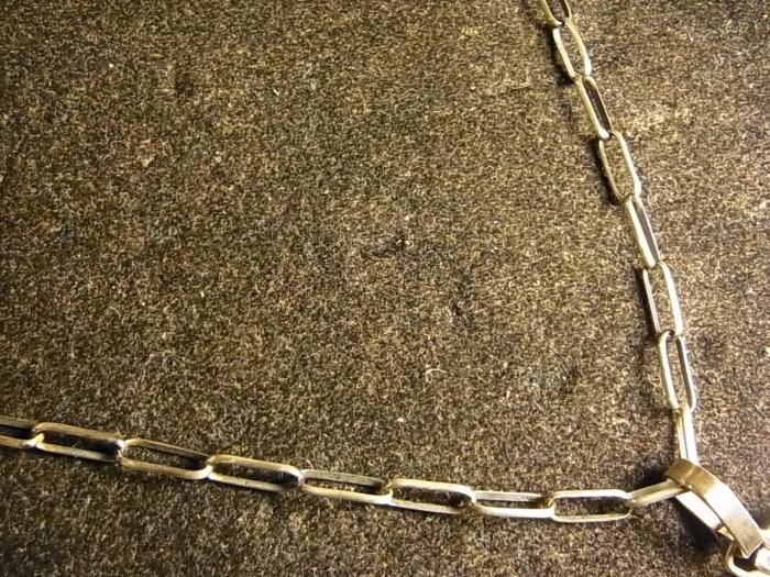 80s シルバー925 チェーンネックレスナバホ族