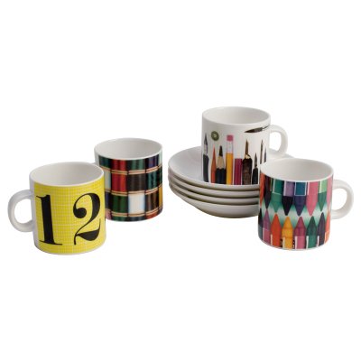 EAMES ESPRESSO GIFT SET (4 Cups & 4 Saucers) カップ&ソーサー 4客セット