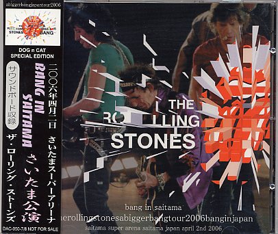 ROLLING STONES - BANG IN SAITAMA (2CD - Hard Rock/Heavy Metal CD/DVD専門店  Rock Collectors CD!!