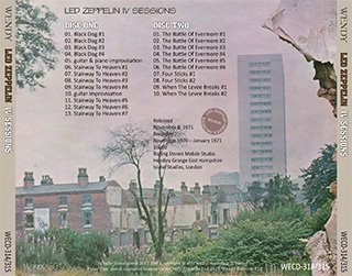 LED ZEPPELIN / LED ZEPPELIN IV SESSIONS 【2CD】 - Hard Rock/Heavy Metal  CD/DVD専門店 Rock Collectors CD!!