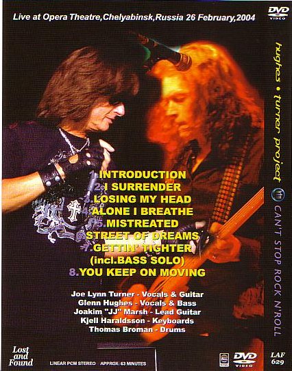 HUGHES TURNER PROJECT - CAN'T STOP ROCK N' ROLL (1 DVD-R) - Hard