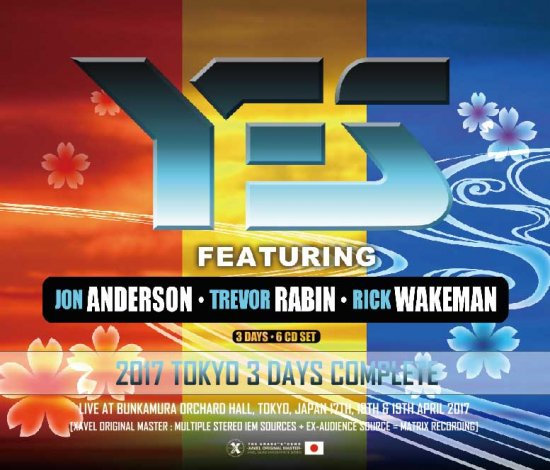 Yes Featuring Jon Anderson, Trevor Rabin, Rick Wakeman(6CD+Bonus CD+DVD),  「2017Tokyo 3DAYS COMPLETE - Hard Rock/Heavy Metal CD/DVD専門店　Rock Collectors 