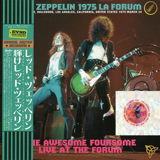 LED ZEPPELIN / THE AWESOME FOURSOME LIVE AT THE FORUM 「輝けレッド 