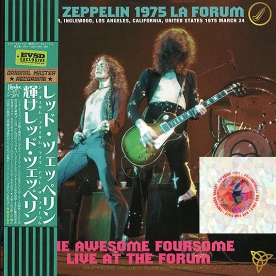 LED ZEPPELIN / THE AWESOME FOURSOME LIVE AT THE FORUM 「輝けレッド