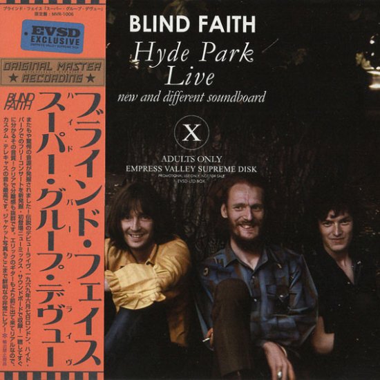 BLIND FAITH / HYDE PARK LIVE NEW AND DIFFERENT SOUNDBOARD 「スーパー・グループ・デビュー」  (CD) - Hard Rock/Heavy Metal CD/DVD専門店 Rock Collectors CD!!