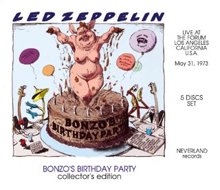 LED ZEPPELIN / BONZO'S BIRTHDAY PARTY collector's edition 【5CD】 - Hard  Rock/Heavy Metal CD/DVD専門店 Rock Collectors CD!!