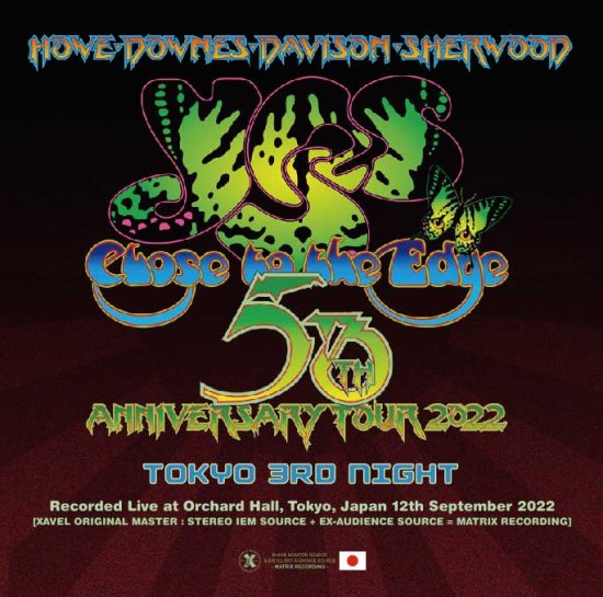 YES / 「Close to the Edge 50th Anniversary Tour Tokyo 3rd Night