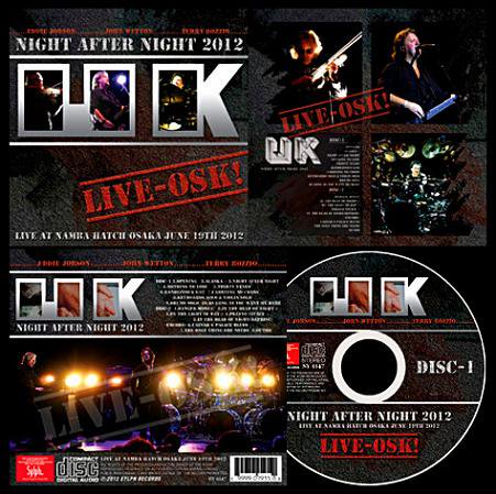 U.K.- LIVE-OSK! NIGHT AFTER NIGHT 2012(2CDR) - Hard Rock/Heavy