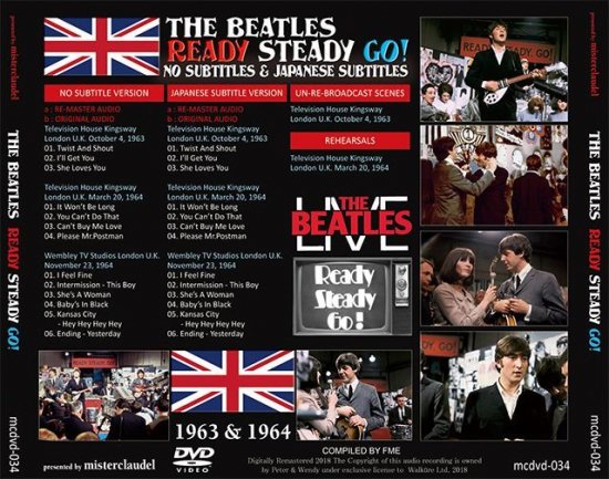 THE BEATLES / READY STEADY GO! 【DVD】 - Hard Rock/Heavy Metal CD 
