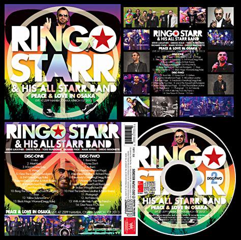 RINGO STARR u0026 HIS ALL STARR BAND / PEACE u0026 LOVE IN OSAKA (2CDR) - Hard  Rock/Heavy Metal CD/DVD専門店 Rock Collectors CD!!