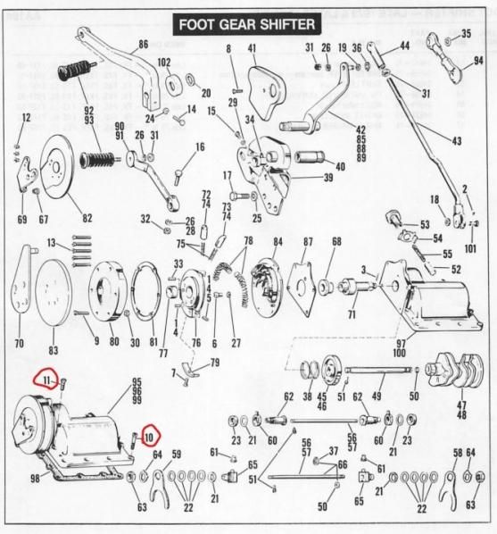 ４速 ミッション ラチェットトップ トランスミッション トップカバー スクリューキット カドミウム - KMFモーターサイクルズ