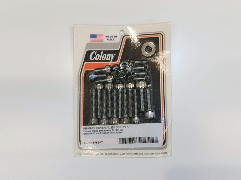 プライマリーカバー スクリュー キット 1970-84 ショベルビッグツイン