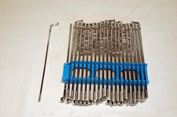 19インチ スポーク40セット クローム フロントシングル - KMFモーター