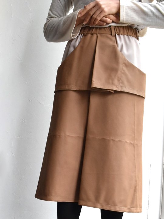 goat leather skirt NAVY.WO ネイビーウォ公式オンライン通販サイト