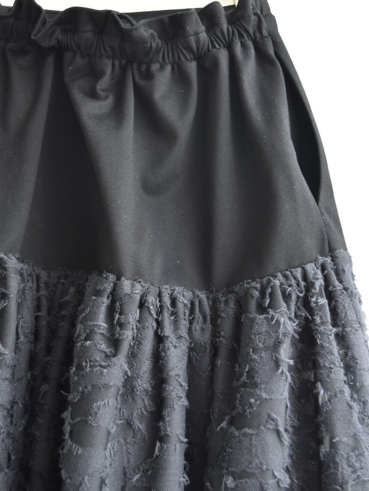 cut Jacquard skirt with suspender| NAVY.WO ネイビーウォ公式